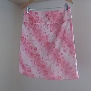Knee length floral skirt